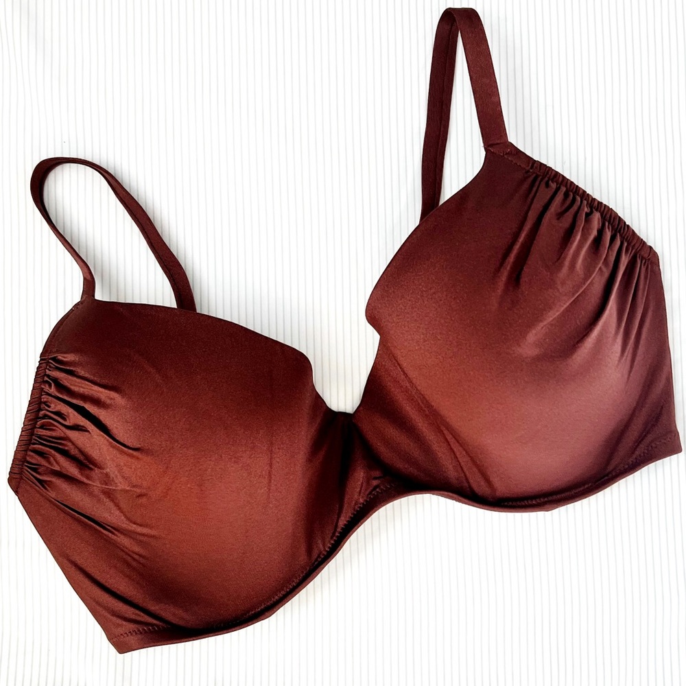 NWT Shade & Shore Adjustable Lined Underwire Bikini Top